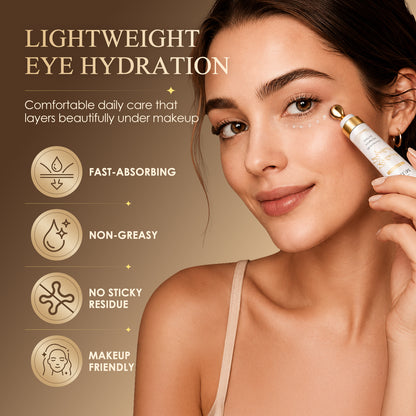 Under Eye Serum for Dark Circles & Puffiness : Caffeine Retinol Peptide Eye Serum for Fine Lines and Wrinkles, Hydrating Daily Eye Care for Women & Men, 0.7 fl oz