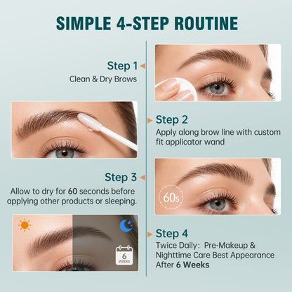 Eyebrow Growth Enhaning Serum with Peptide & Hyaluronic Acid, 5 mL