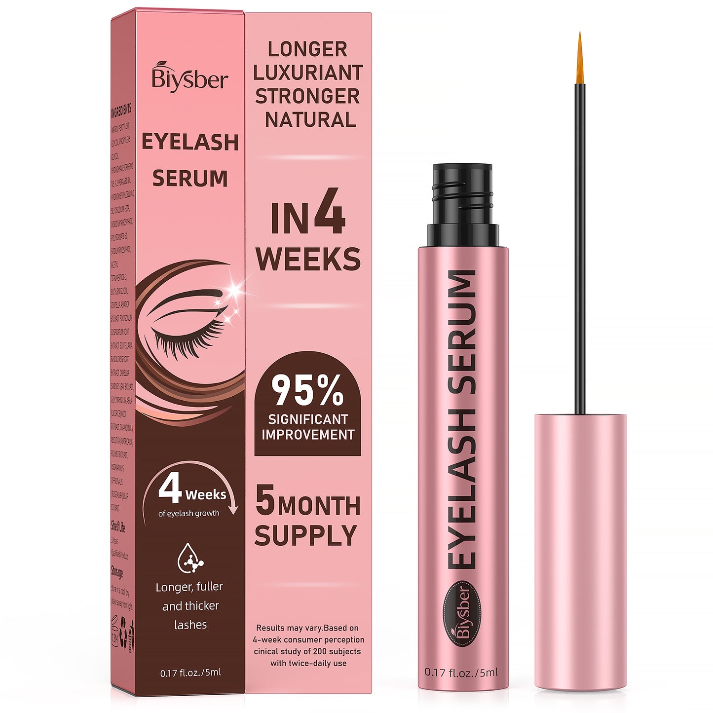 Biysber Lash Serum for Eyelash Growth