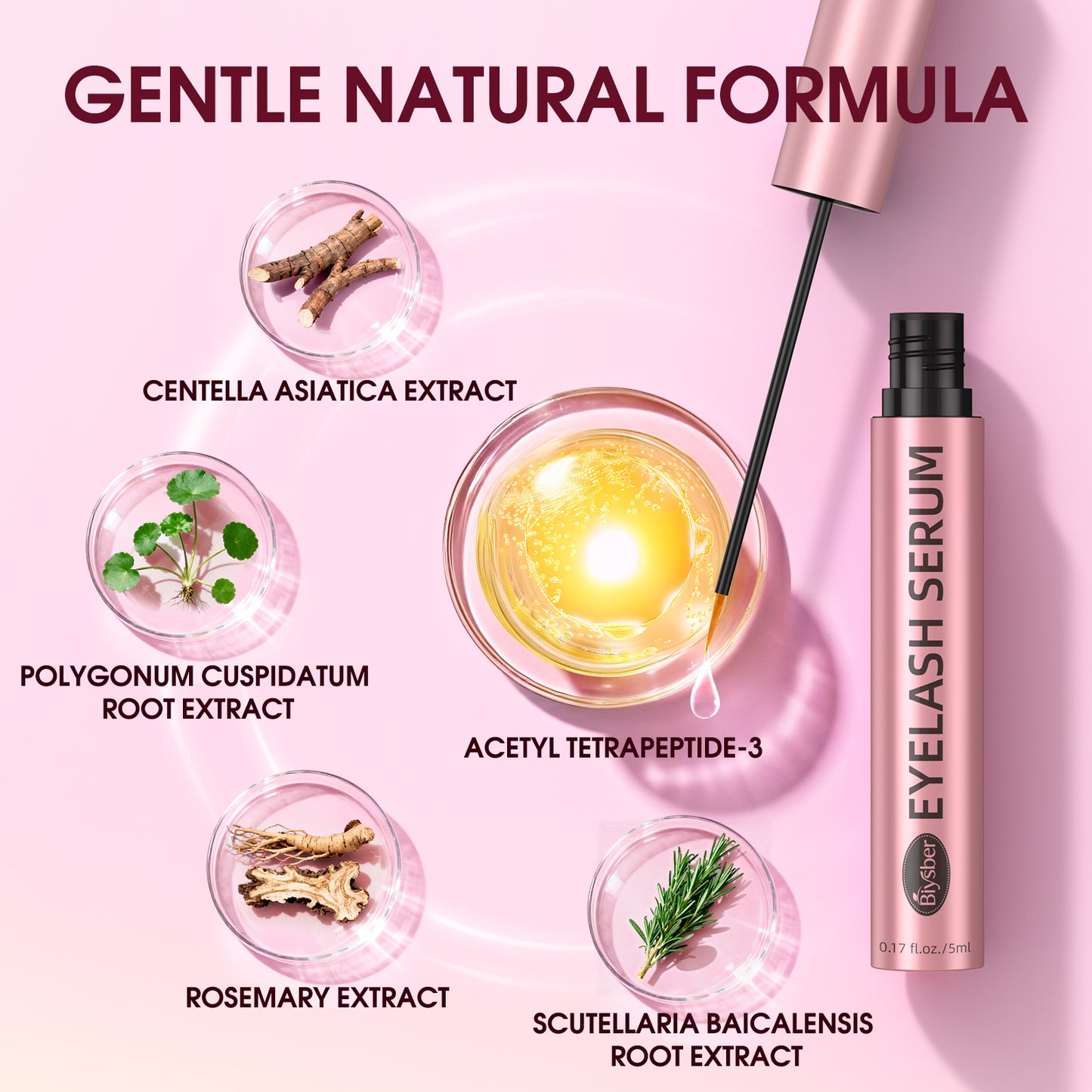 Biysber Lash Serum for Eyelash Growth