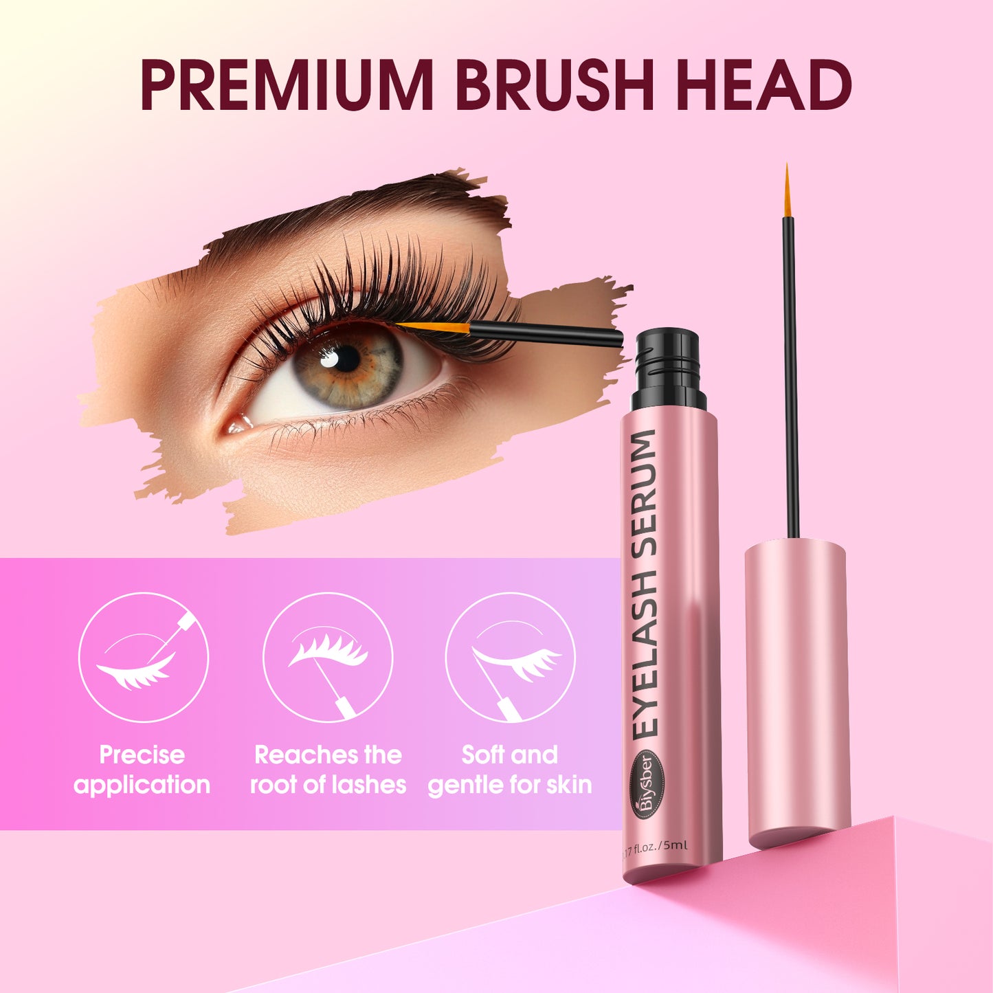 Biysber Lash Serum for Eyelash Growth